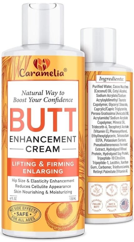 Butt Enhancement & Enlargement Cream - Works for Your Buttocks - Butt Becomes Tightened and More Elastic without Injections - Lifts Muscles, Creating Beautiful Picture of...